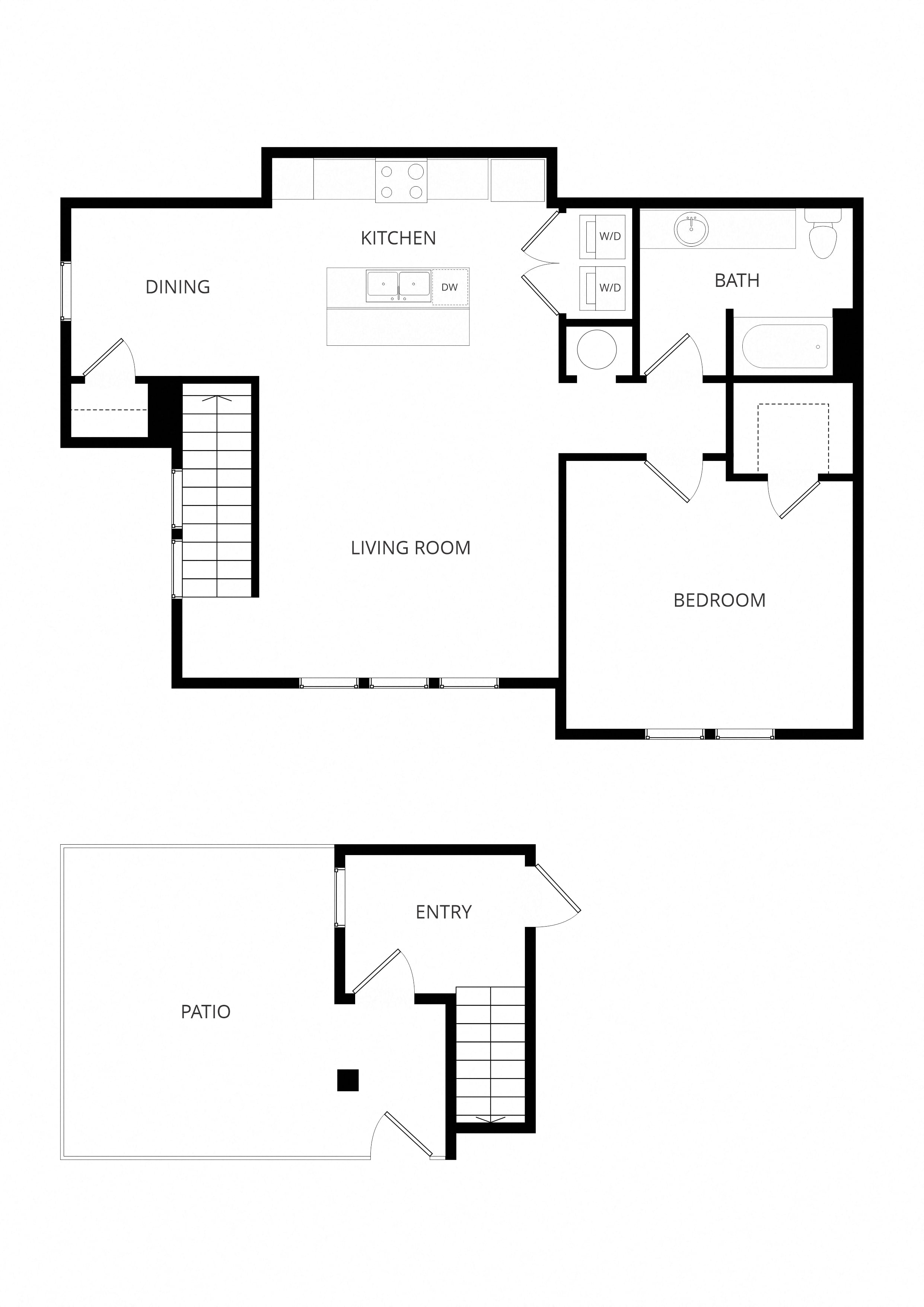 Compass floor plan